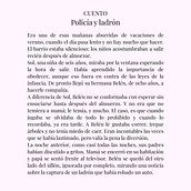 Relato: Policía y ladrón. Narrative project by Mili Vargas - 12.18.2025