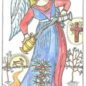 TEMPERANCE XIIII. Drawing & Ink Illustration project by yogameditationbretagne - 12.19.2025