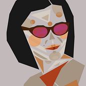 Geometric portraits. Un proyecto de Ilustración digital e Ilustración tradicional de renatenatalya - 19.12.2025