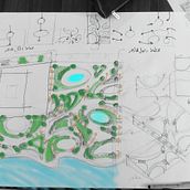 حديقة على أرض مائل.  Ein Projekt aus dem Bereich Architektur, L, schaftsbau und Raumgestaltung von Yosef Khalil - 21.12.2025