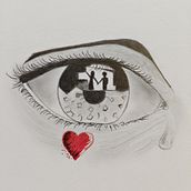 Tears are the rain of the heart. Drawing, Creativit, Pencil Drawing, and Sketching project by mariebouvard - 12.22.2025