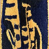 Noche Egipcia . Arte și meșteșuguri, Arte din fibre, Decorațiuni interioare, Ac de perforare și Design textil de William Maldonado Gonzalez - 12.23.2025