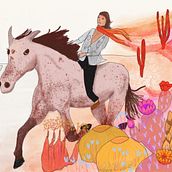 A Buddhist Parable. Un proyecto de Ilustración infantil, Ilustración digital, Pintura digital y Álbum ilustrado de lucettehindin - 23.12.2025