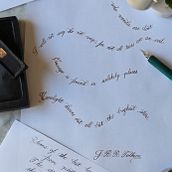 Inspiring quotes. Calligraph project by María Soledad Meira Guillén - 12.25.2025