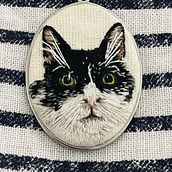 Minibordado realista. Projekt z dziedziny  Haft, Projektowanie biżuterii, Wzornictwo tekst i liów użytkownika sayudeh - 25.12.2025