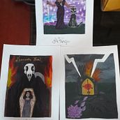 A Morte, A Torre e a A Força . Un proyecto de Creatividad, Ilustración tradicional, Pintura y Pintura acrílica de Tefis (Stefani) Lutz Cezar - 30.12.2025