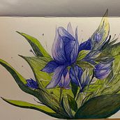 Drawing from a mistake. Un projet de Dessin, Illustration à l'encre, Carnet de croquis , et Esquisse  de Susan Svensson - 31.12.2025