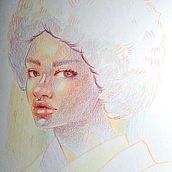 Color pencil portrait. Colored Pencil Drawing, Drawing, Portrait Drawing, and Sketchbook project by Bella - 01.02.2026