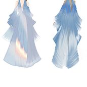 Sol gélido. Traditional illustration, Sketching, Fashion Design, Digital Drawing, and Fashion Illustration	 project by Bárbara de Eça Marianno - 01.02.2026