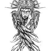 Angel Ein Projekt aus dem Bereich Digitales Design, Digitale Zeichnung, Digitale Illustration, Grafikdesign und Tattoodesign von Jhon anderson Portilla castañeda - 02.01.2026