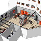 TIENDA DE MODA, DEPORTE Y COMPLEMENTOS PARA LA MUJER. Un progetto di Architettura d'interni, Progettazione 3D, Interior design, Interior Design e Modellazione 3D di Rafael Vega Acero - 03.01.2026