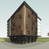 PROYECTO FINAL CURSO EDIFICIO PARAMÉTRICO. Un proyecto de 3D, Arquitectura, Arquitectura digital, Arquitectura interior, Modelado 3D y Visualización arquitectónica de Jorge Matute - 05.01.2026
