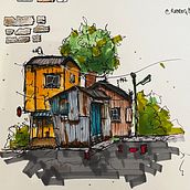 Final project. Projekt z dziedziny  R, sunek architektoniczn,  R, sunek,  R, sunek atramentem, Sketchbook i Sketching użytkownika ddjp1971 - 06.01.2026