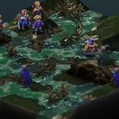 Personaje caballero estilo FFT. Un progetto di Character design, Videogiochi, Pixel art e Progettazione di videogiochi di vladnoguera - 07.01.2026