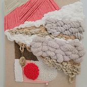 Toile textile de Dominique Martel, Canada. Un progetto di Design di accessori, Artigianato, Interior Design, Ricamo, Fiber Art, Punch needle, Tessitura e Textile Design di Dominique Martel - 10.01.2026