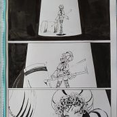 Pagliaccia, fumetto di FONZOS. Un proyecto de Cómic, Dibujo, Ilustración con tinta, Narrativa y Pintura a la acuarela de fonzos - 10.01.2026