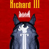 Richard III. Un progetto di Pubblicità, Design, Illustrazione digitale, Illustrazione tradizionale, Illustrazione con inchiostro e Design di poster  di Ariel Vargas - 12.01.2026