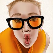 Digital Portrait. Een project van  Artistieke tekening, Digitale tekening,  Tekening,  Beeldende kunst, Tekening met potlood y  Portrettekening van Fabian Artunduaga - 12.01.2026