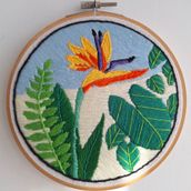 Bordado botánico . Un projet de Broderie de Keli - 12.01.2026