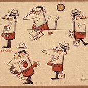 Cartoon Character paintings with different shapes Ein Projekt aus dem Bereich Zeichnung, Design von Figuren und Traditionelle Illustration von Anindita Dey - 12.01.2026