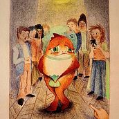 A fish out of Water Ein Projekt aus dem Bereich Traditionelle Illustration und Zeichnung von wanderinghound - 12.01.2026