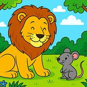 El cuento del León y el Ratón Ein Projekt aus dem Bereich Kommunikation, Kino, Kino, Video und TV und Audio von Jennifer Zambrano - 12.01.2026