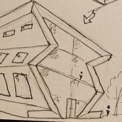 Museum building . Un projet de Architecture, Esquisse , Dessin , et Carnet de croquis de Oleg Glinskiy - 12.01.2026