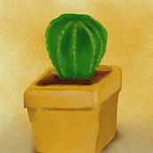 Cactus de mi ex. Un proyecto de Dibujo, Ilustración tradicional, Ilustración digital y Dibujo digital de Glenda Valentina Oñate - 12.01.2026