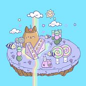 Kawaii Picnic. Character Design, Digital Illustration, and Manga project by Komala Towson - 01.13.2026