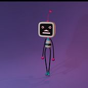 Robi 3D Modelling in Blender . Desain Karakter, Desain Produk, Grafik Gerak, Dan pemodelan 3D proyek oleh Angela Schuchart - 01.13.2026