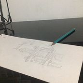 Recuerdo inexistente . Ilustração arquitetônica, Desenho artístico, Desenho, e Desenho a lápis projeto de Aimée Oaxaca - 13.01.2026