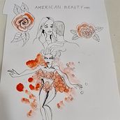 Beauté américaine. Un projet de Illustration traditionnelle, Dessin , et Aquarelle de paradise_wandering - 14.01.2026