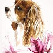 "Pies jest jedynym stworzeniem na ziemi, które kocha cię bardziej niż siebie samego.". Ilustração tradicional projeto de Aneta Kura-Majek - 17.01.2026