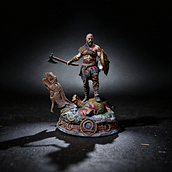 Kratos God Of War 4. Artesanato, Pintura decorativa, Artes plásticas, e Escultura projeto de lusianaatenciopro - 17.01.2026