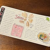 Bitácora de viaje: Tokio con elementos varios. . Colored Pencil Drawing, Drawing, Ink Illustration, Sketchbook, and Watercolor Painting project by Catalina Tejero Roger - 01.20.2026