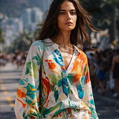 Rio Fashion. Photograph, Artificial Intelligence, Image Generation, AI Content Creation, Commercial Photograph, Digital Photograph, Fashion Photograph, Photo, Video Editing with AI, Photograph, and Post-production project by Fernando Salmazzi - 01.23.2026
