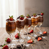 Fresas con Crema. Artificial Intelligence, Commercial Photograph, Digital Photograph, Photograph, Product Photograph, AI Animation, AI Design, Image Generation, Photo, Video Editing with AI, and Photo Retouching project by Laura Reyes García - 01.23.2026