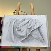 Academic drawing of the fabric. Projekt z dziedziny  R i sunek użytkownika monika_marija_mara - 24.01.2026