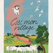 Mon Village. Digital Illustration, and Traditional illustration project by anebi - 01.24.2026