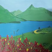 TEG - Sèrie de paisatges (Segon). Een project van Traditionele illustratie,  Tekening y Schilderij van Laia Cuesta Z. - 26.01.2026