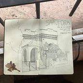 Retomando el Sketchbook. Desenho, Ilustração tradicional, Ilustração com tinta, Sketchbook, e Esboçado projeto de Noemi La Rosa - 26.01.2026