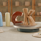 Micky: Digitales Gestalten mit der Hand Ein Projekt aus dem Bereich 3-D-Modellierung, 3-D-Design und 3-D-Lettering von micky_richter - 27.01.2026