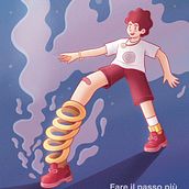 Fare il passo più lungo della gamba Ein Projekt aus dem Bereich Digitale Illustration, Zeichnung und Grafikdesign von Francesca Moretti - 28.01.2026