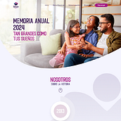 Vivir Seguros Memoria Anual 2024. Projekt z dziedziny Tworzenie stron internetow, ch i Programowanie użytkownika Victor Alonso Pérez Lupú - 29.01.2026