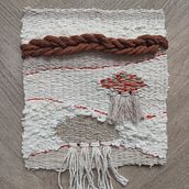 Weaving project - Clouds. Design têxtil projeto de jess_chippendale_1 - 29.01.2026