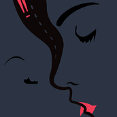 Minimalist Mulholland Drive. Un progetto di Graphic design e Illustrazione digitale di Pearse O'Halloran - 30.01.2026