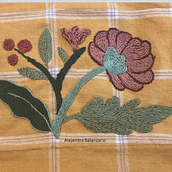 Mi proyecto de bordado Técnica de Paso Atrás. Projekt z dziedziny  Haft, Wzornictwo tekst i liów użytkownika Alejandra Balanzario G - 30.01.2026