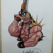 Jagger . Un proyecto de Ilustración tradicional, Diseño de personajes, Pintura, Cómic y Pintura acrílica de g_impellizzeri - 31.01.2026