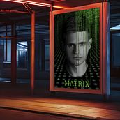 MATRIX : Affiche de la double réalité. Un projet de Photomontage de Anna Ketetzoglou - 31.01.2026