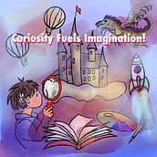La curiosidad alimenta la imaginación. Un proyecto de Ilustración digital y Dibujo de Elaine Hurst - 31.01.2026